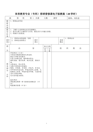 80-全部排球课时详细教案（48课时）.docx