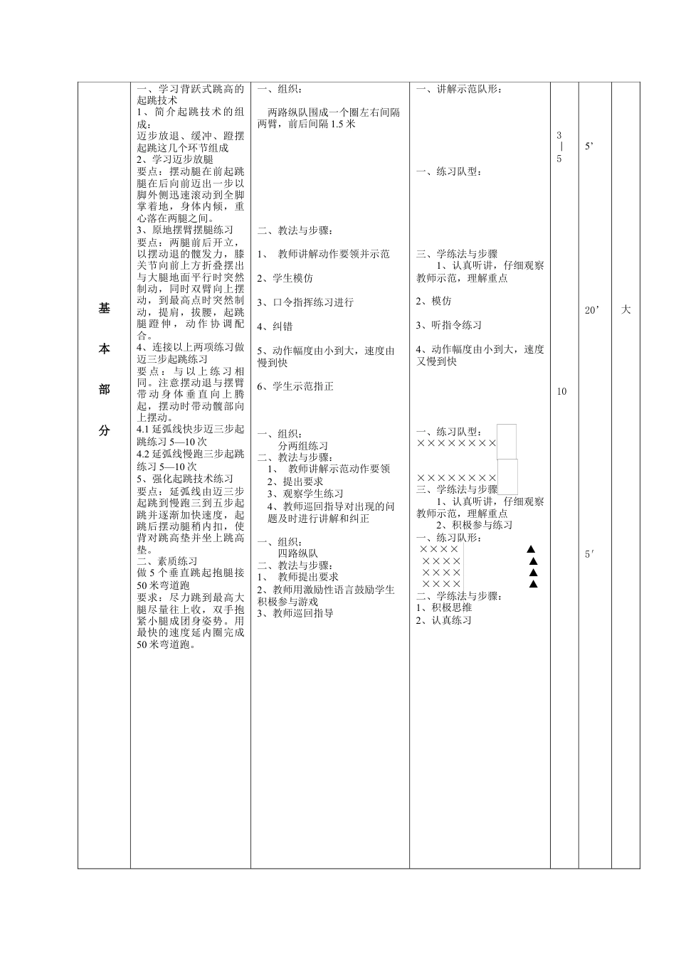 背越式跳高教案1.docx_第2页