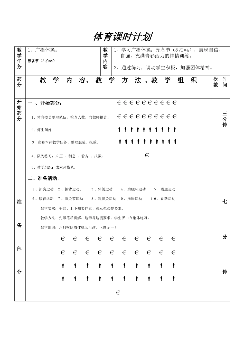 广播体操教案(放飞理想).docx_第1页