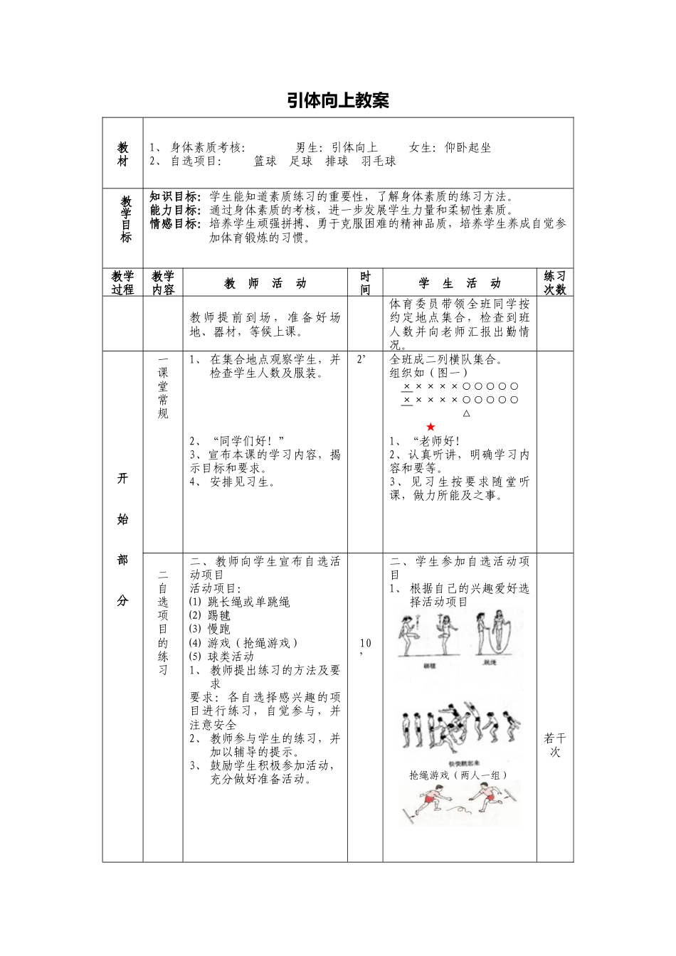 教案引体向上和仰卧起坐2.docx_第1页