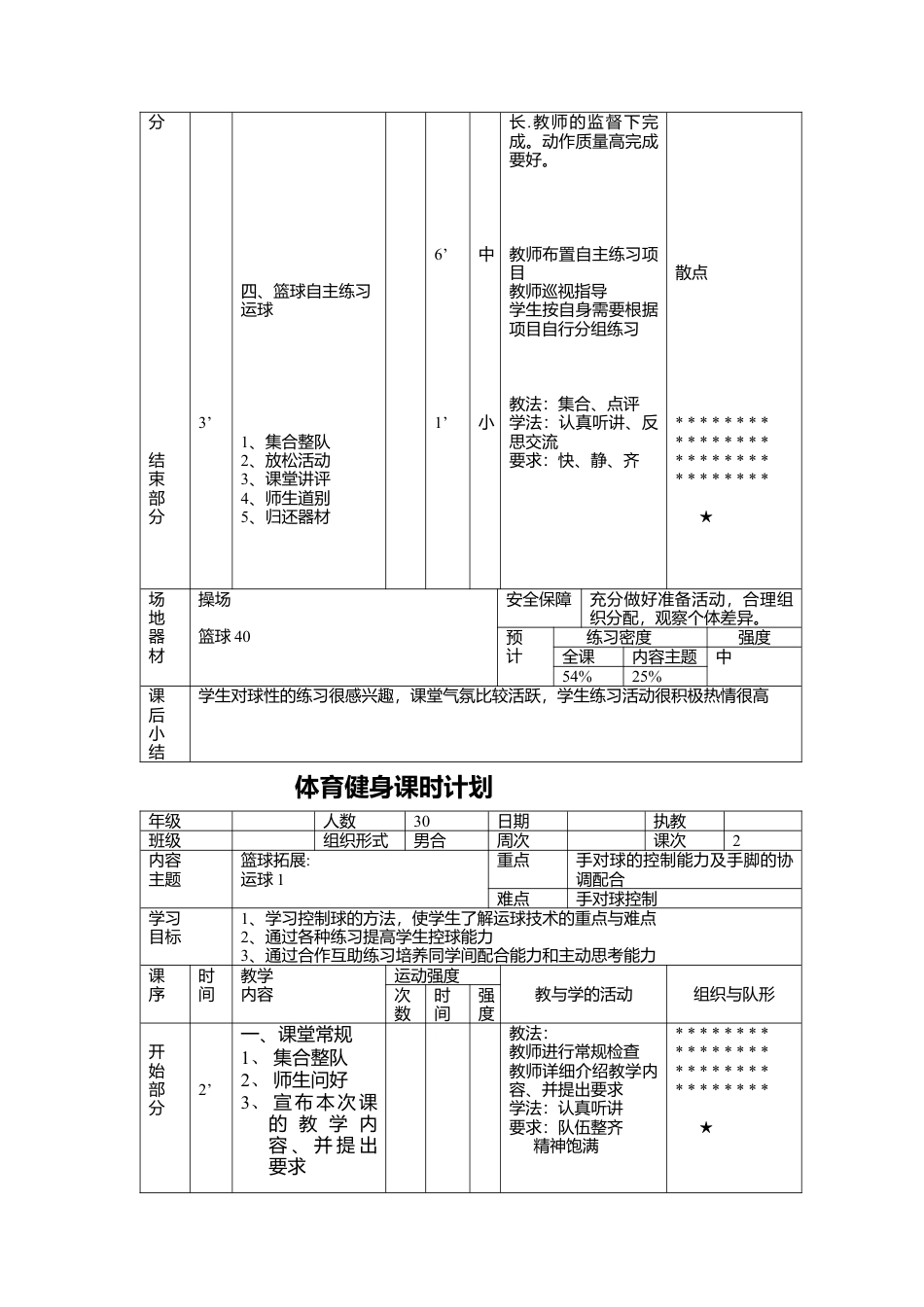 篮球拓展课教案.docx_第2页