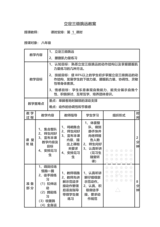 立定三级跳远教案.docx