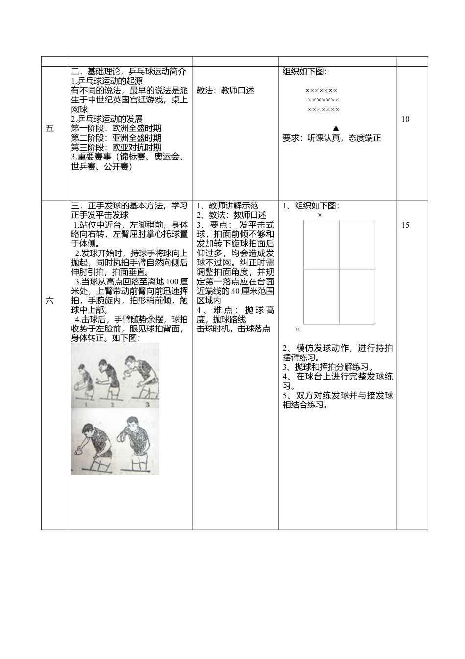 乒乓球体育课教学案.docx_第3页