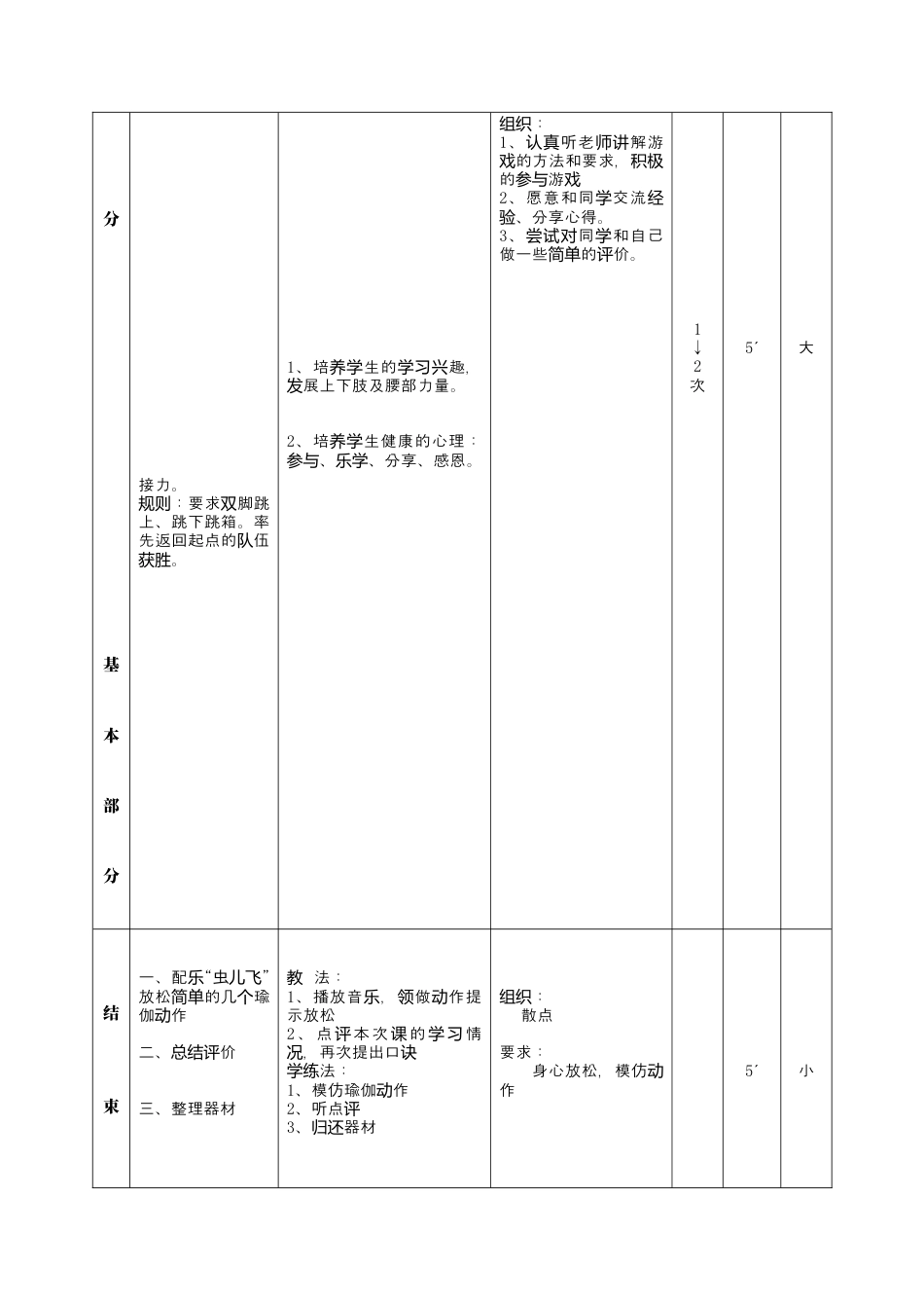 体育与健康（5-6年级）第5节《支撑跳跃》word教案.docx_第3页