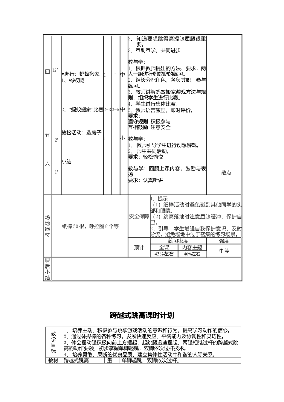 体育与健康跳高教案.docx_第2页
