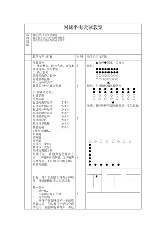 网球平击发球教案.docx