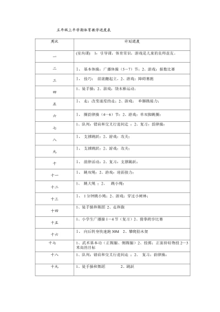 五年级体育教案_下册全集.docx