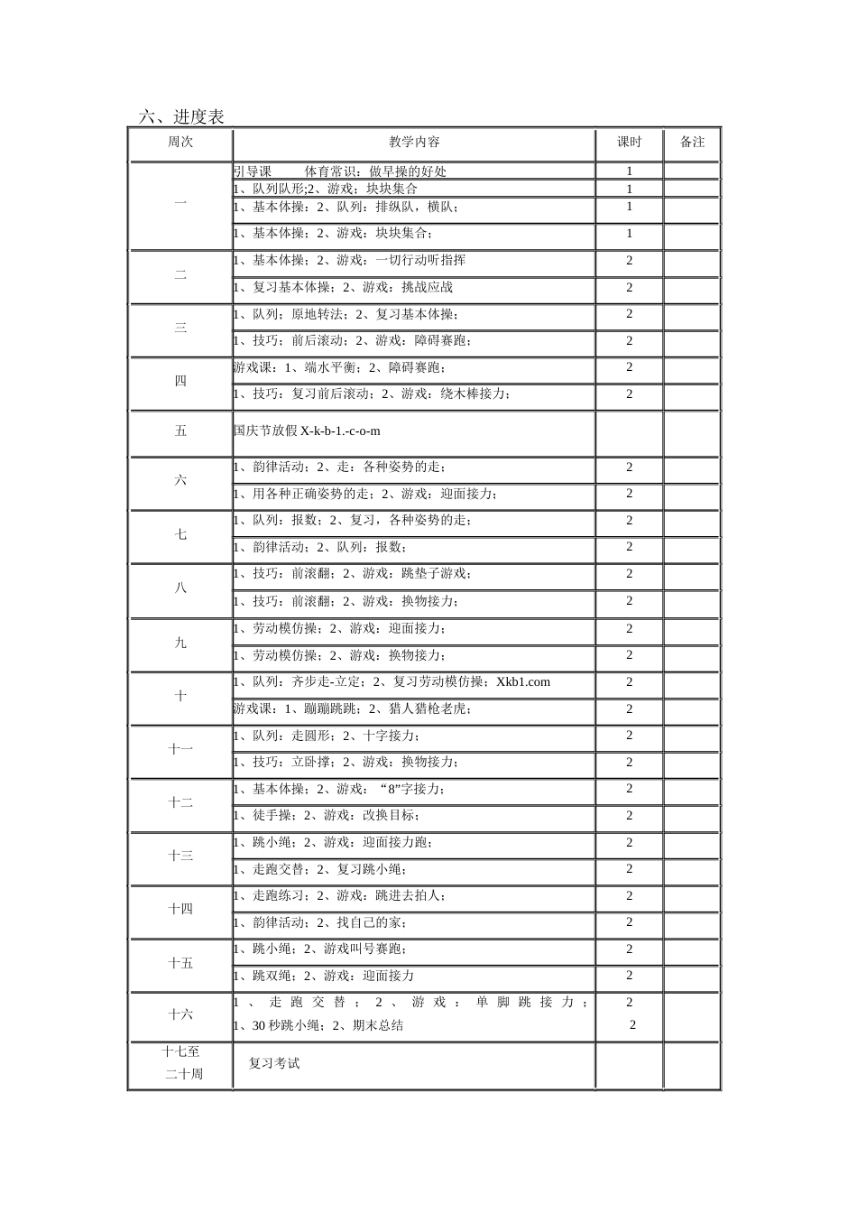 小学二年级上册体育教学计划及教案全册详案.docx_第3页