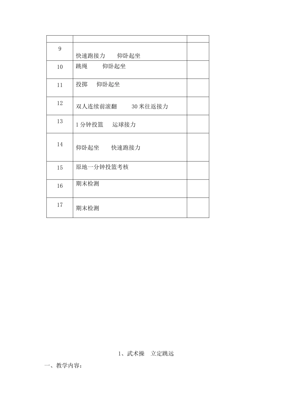 小学体育六年级下册体育教案.docx_第3页