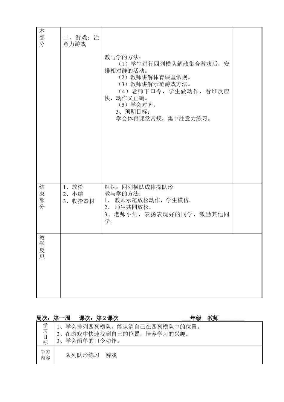 小学五、六年级下学期体育教案(新).docx_第2页