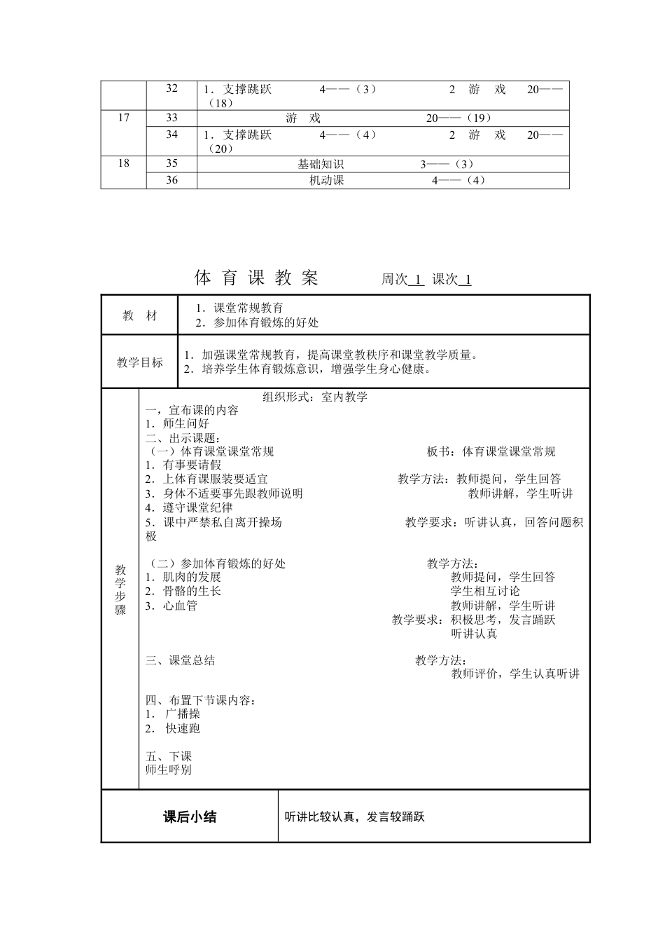 小学五年级体育教案.docx_第3页