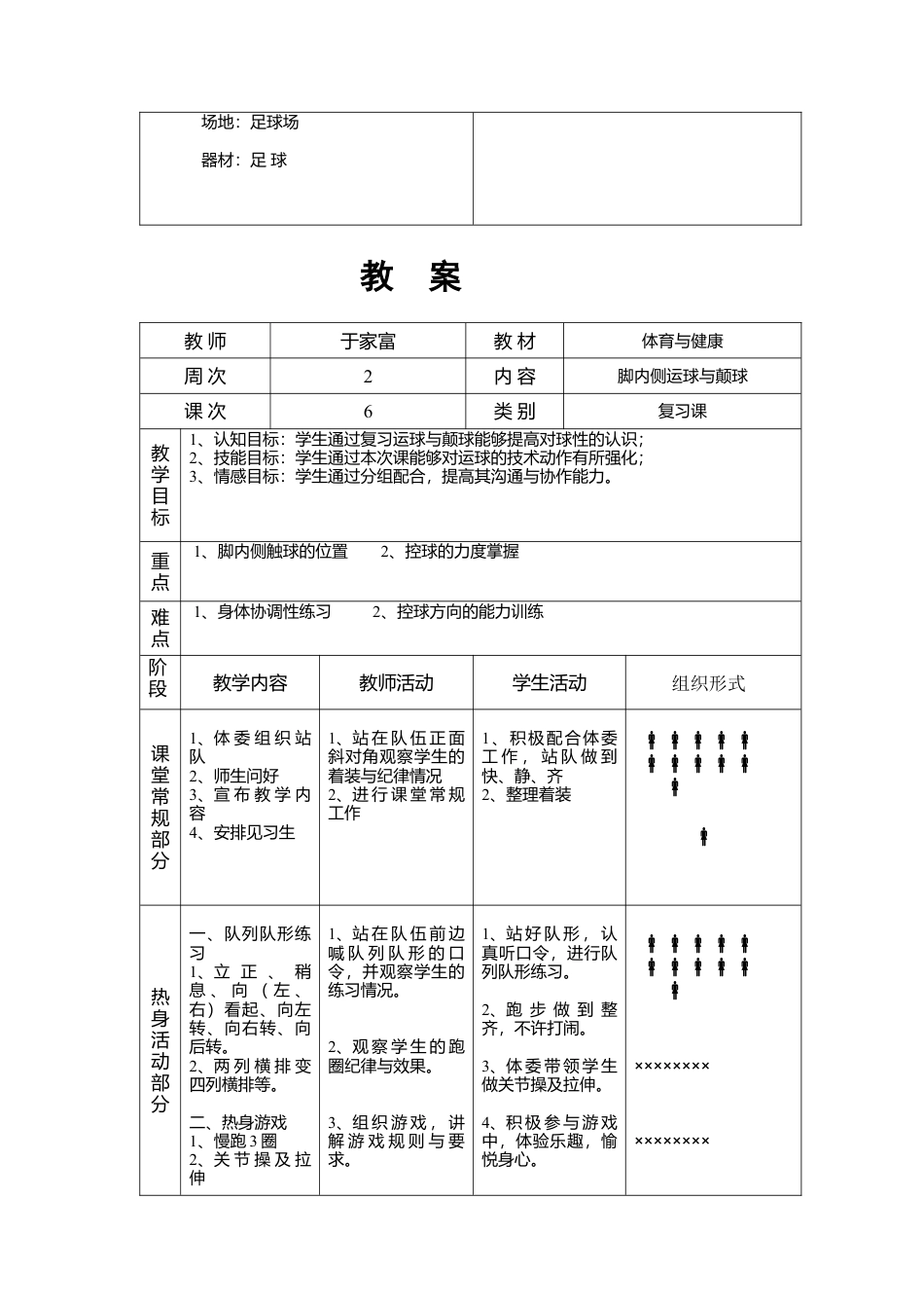 小学校园足球教案（16周）.docx_第3页