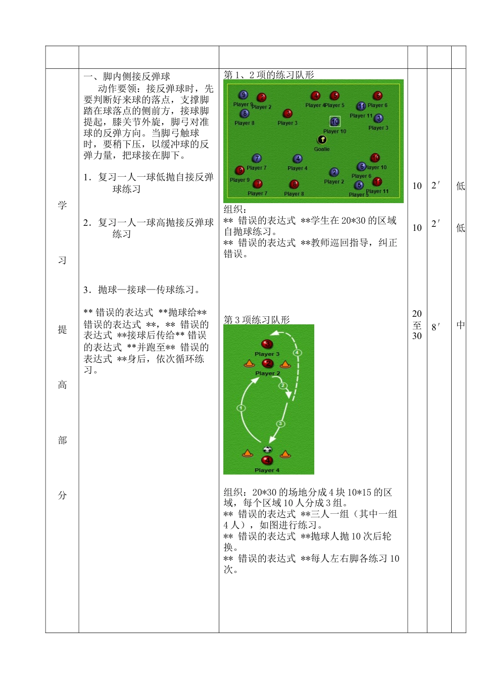 小学最新足球教案-抛接运射游戏.docx_第2页