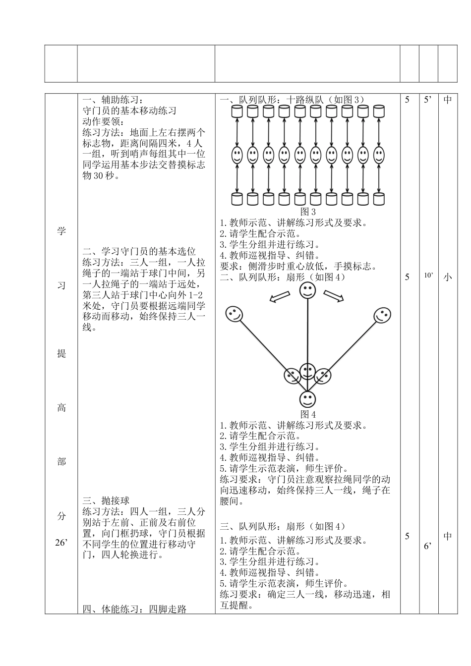 小学最新足球教案-守门员基本的移动与选位.docx_第2页