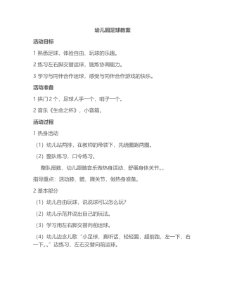 幼儿园足球教案1.docx
