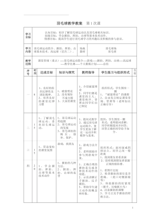 羽毛球教学教案1.docx