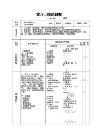 中小学篮球教案.docx