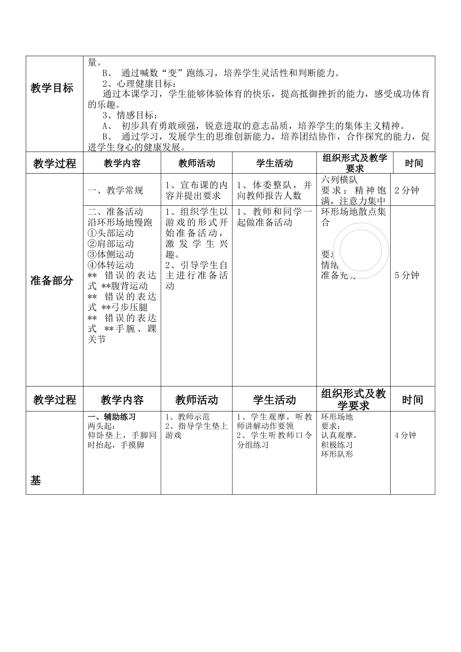 中小学仰卧起坐教学设计（含图文）.docx_第2页