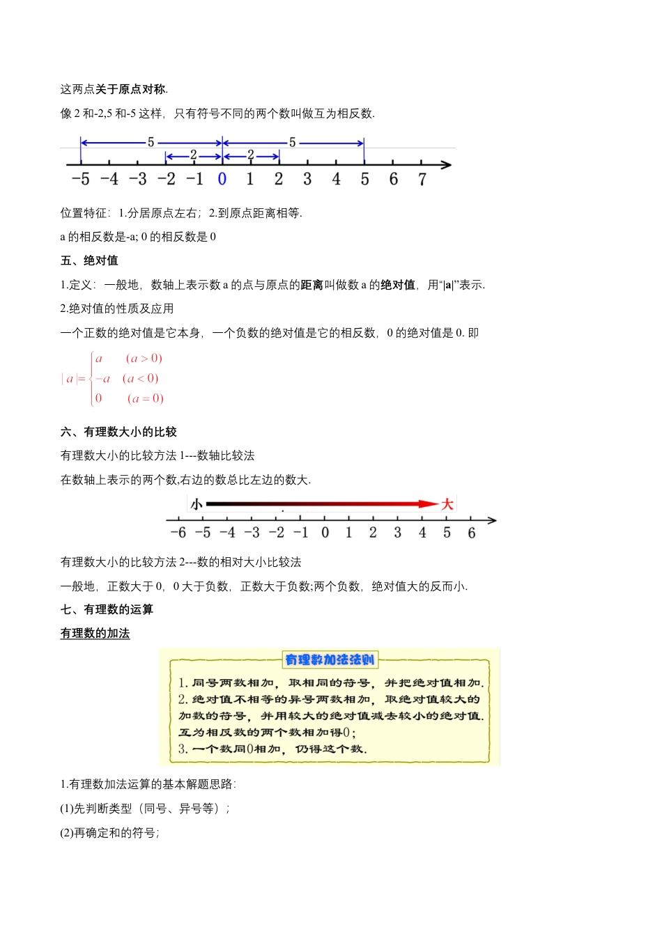 数学人教版七年级上册-第一章 有理数 知识清单（解析版）.docx_第3页
