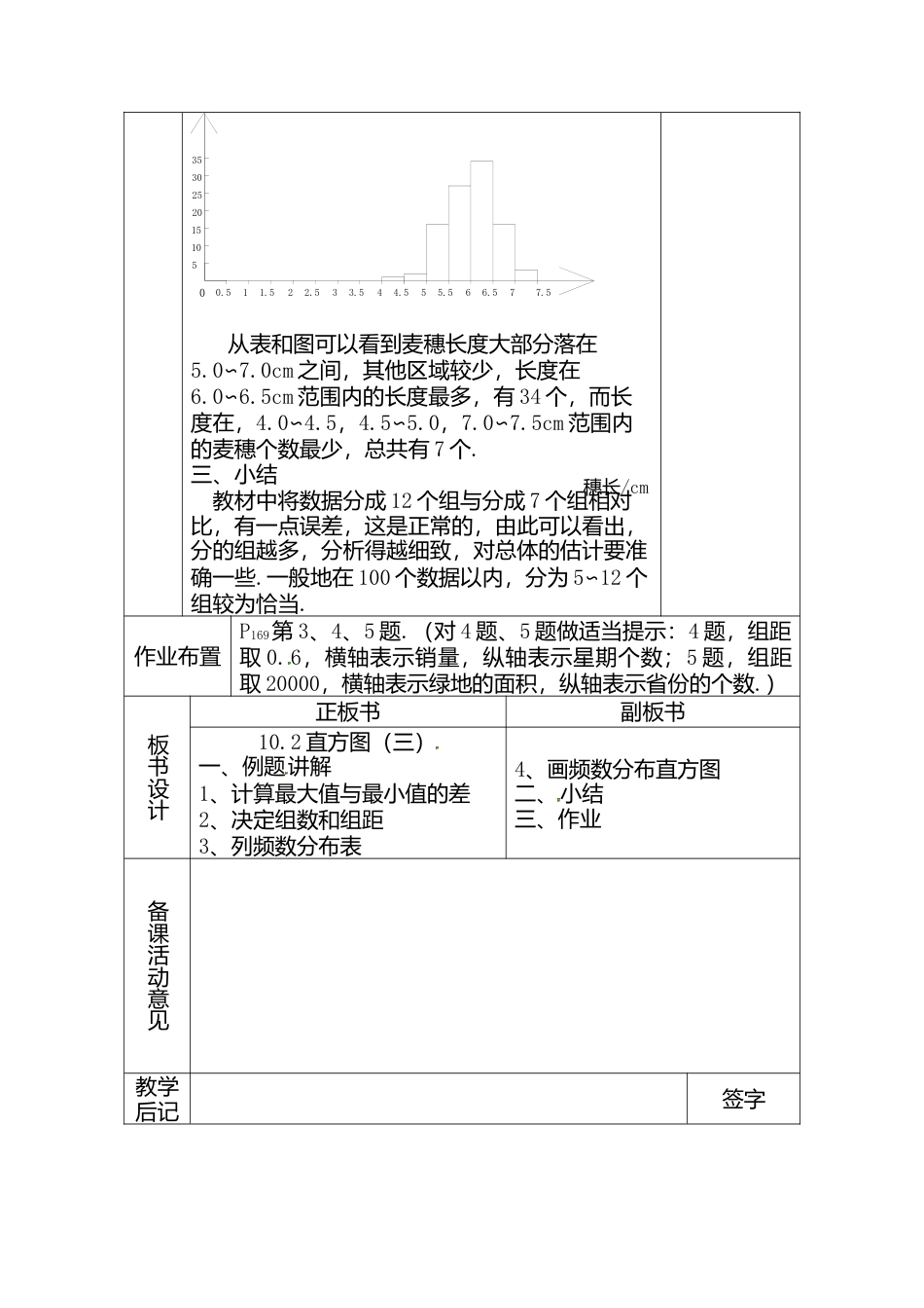 人教版七年级下册-第70课时 直方图（三）.docx_第2页