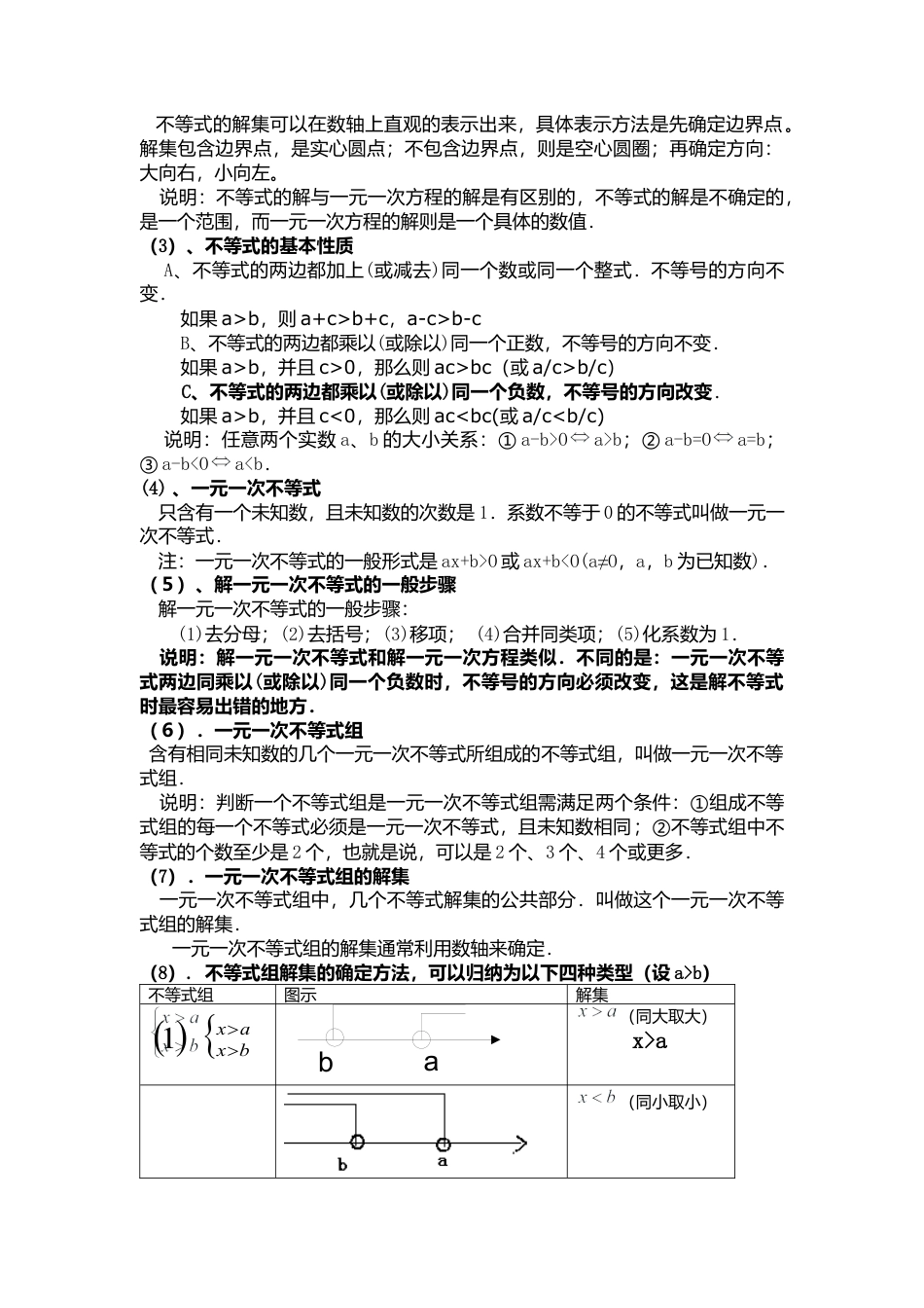 人教版七年级下册-课时教案-第九章 小结与复习.docx_第2页