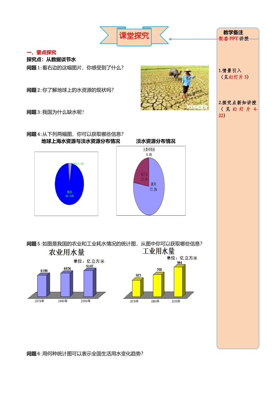 初中数学七年级下册-导学案-10.3 课题学习  从数据谈节水.docx_第2页