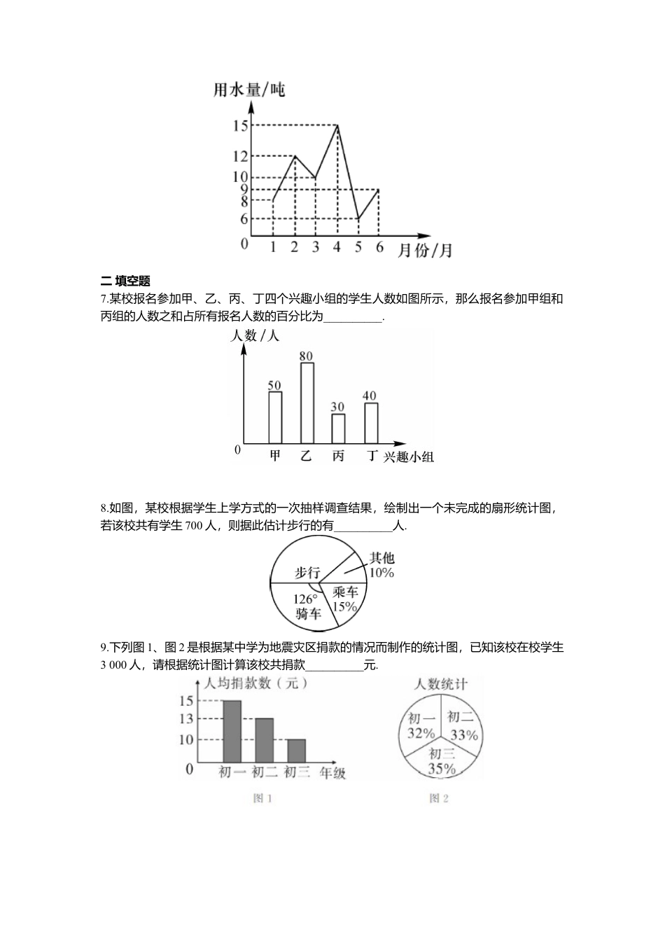 人教版七年级下册-第十章 数据的收集、整理与描述周周测2（10.1）.docx_第2页