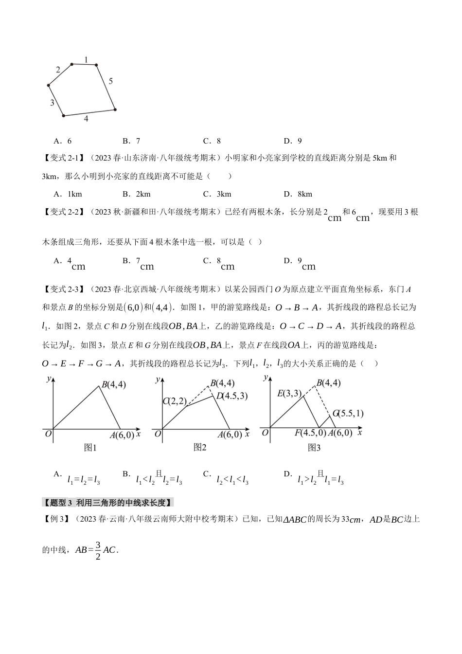 数学八年级上册-专题11.9 三角形章末十大题型总结（培优篇）（人教版）（学生版）.docx_第3页