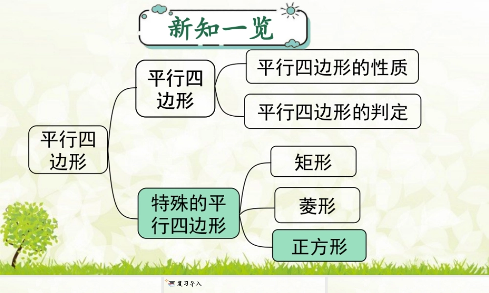 人教版初中数学八下-同步课件-18.2.3  正方形.pptx