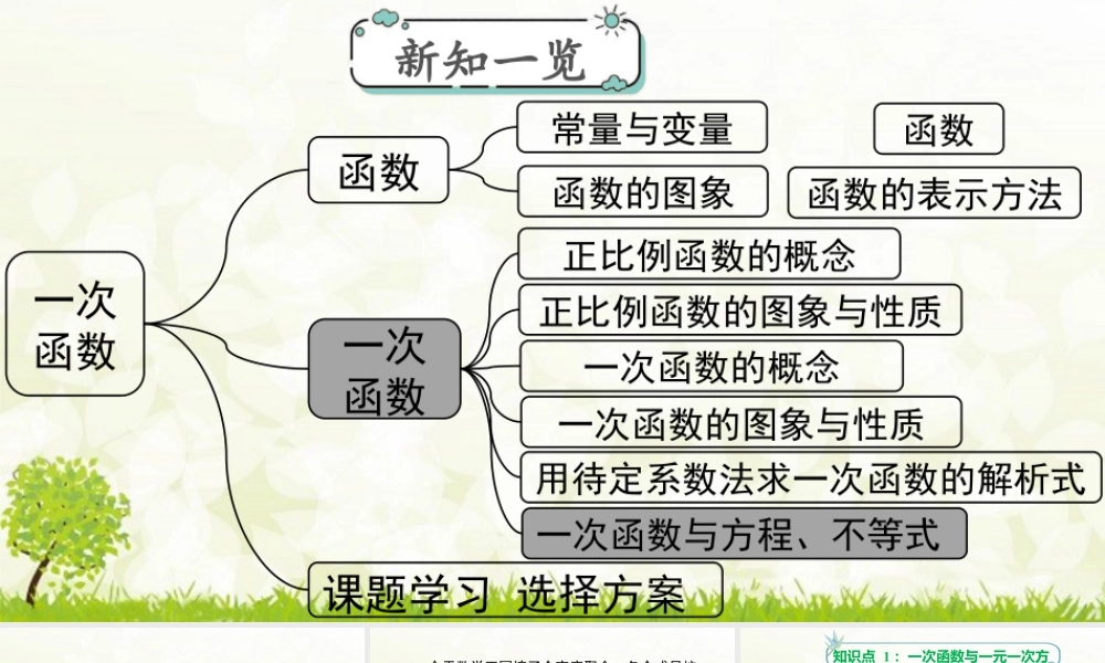人教版初中数学八下-同步课件-19.2.3 一次函数与方程、不等式 (2).pptx