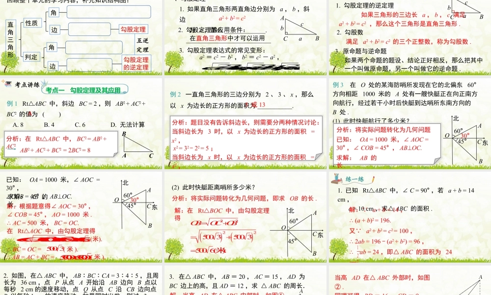 人教版初中数学八下-同步课件-第十七章 小结与复习.pptx