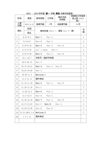 陕旅版小学英语三年级上册《Unit 1 Hello!》word教案 (1).docx