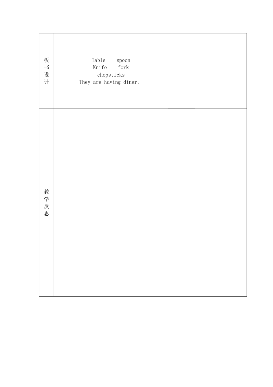 陕旅版小学英语五年级上册《Unit 4 At table》word教案.docx_第3页