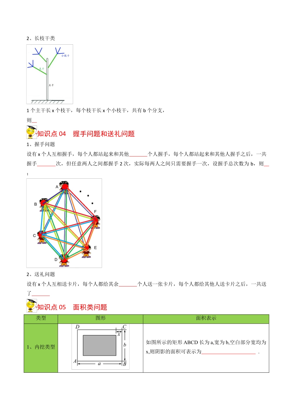 初中数学同步 9年级上册 06课  一元二次方程应用题（1）（学生版）.docx_第3页