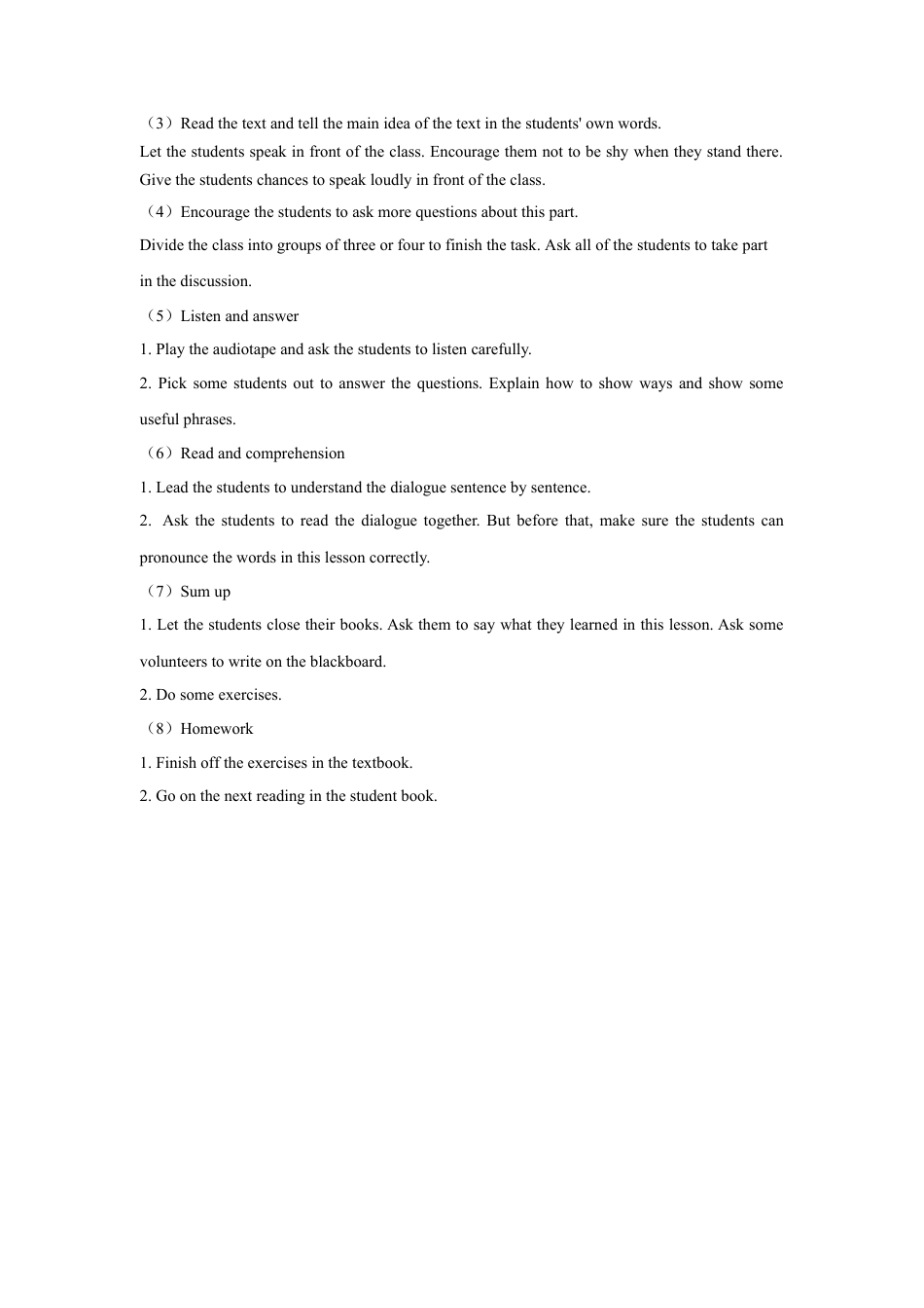 (人教新起点) 五年级英语下册 Unit 1 Keeping Healthy Lesson 3 教学设计 3.doc_第2页