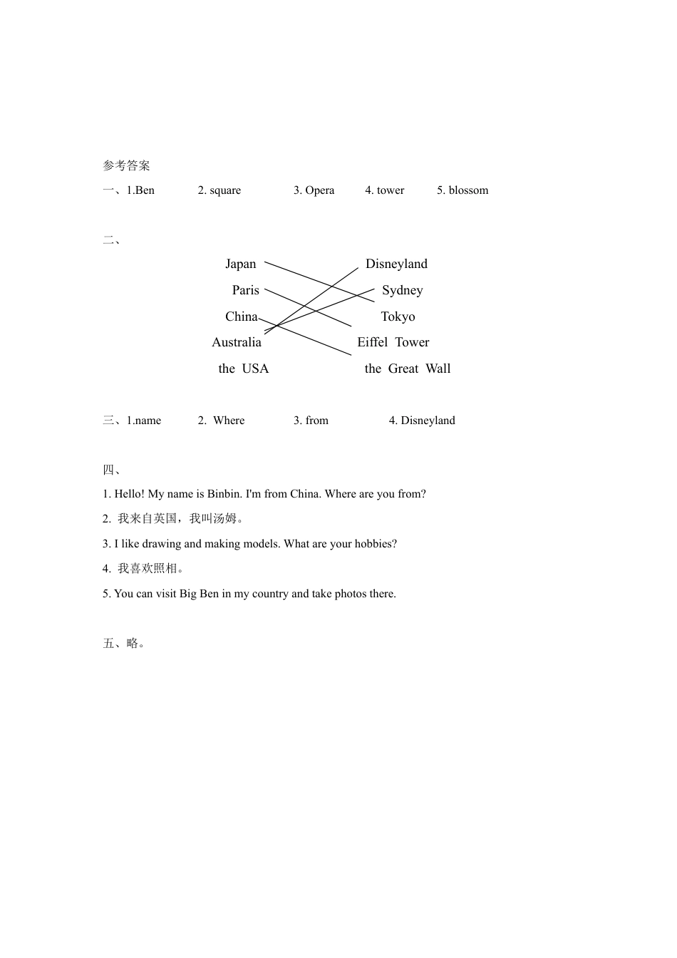 （人教新起点）四年级英语下册 Unit 6 Countries Lesson 2 同步练习1.doc_第3页