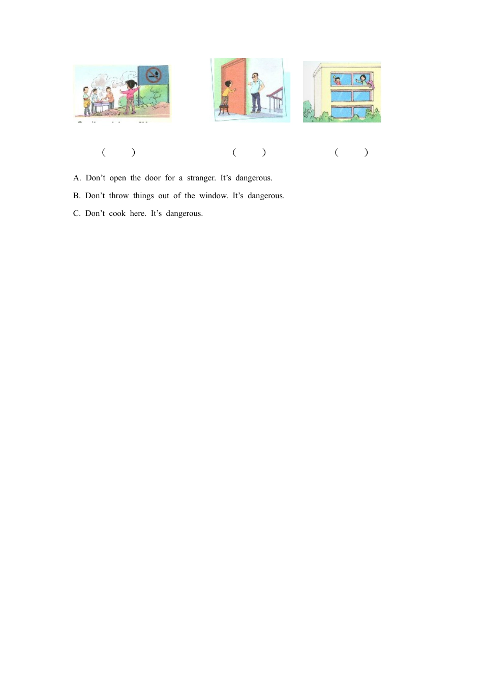 小学英语人教新起点四年级上册Unit5 习题 第3课时.docx_第2页