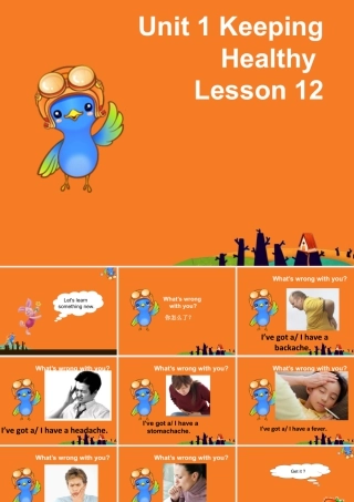 (人教新起点) 五年级英语下册Unit 1 Keeping Healthy Lesson 2 课件 2.ppt