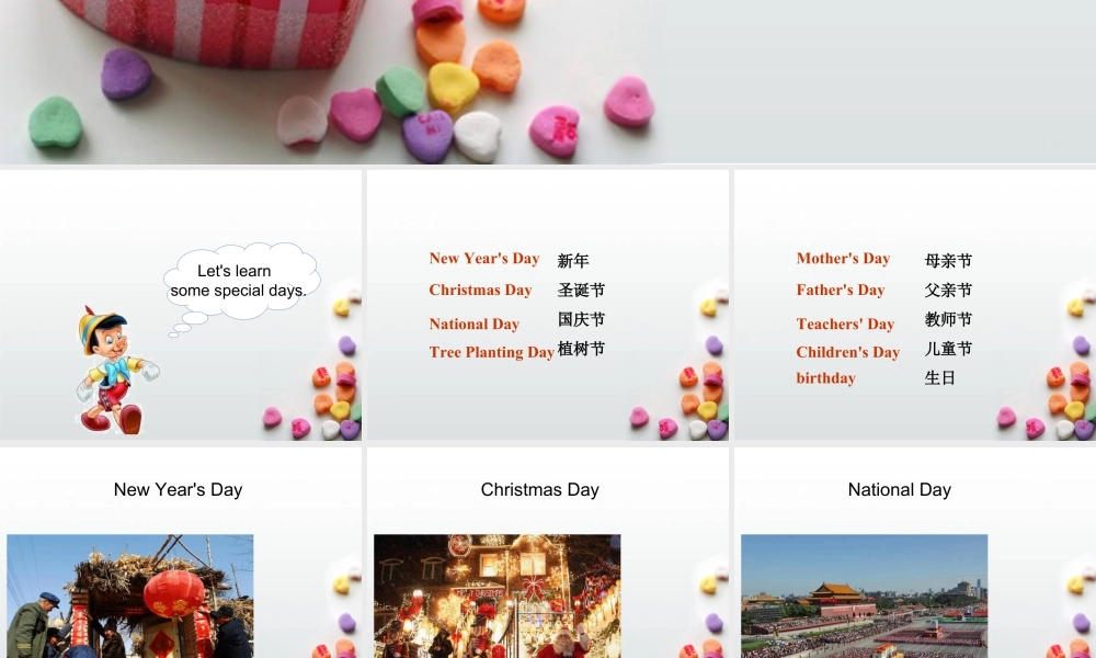 (人教新起点) 五年级英语下册Unit 2 Special Days Lesson 1 课件 1.ppt