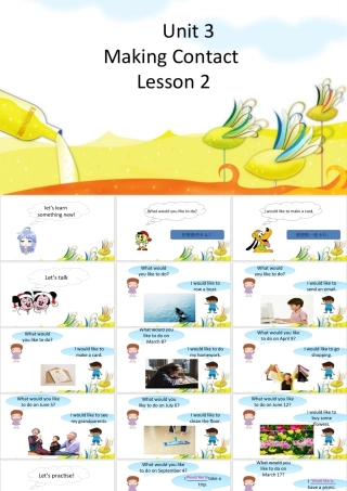 (人教新起点) 五年级英语下册Unit 3 Making Contact Lesson 2 课件 2.ppt