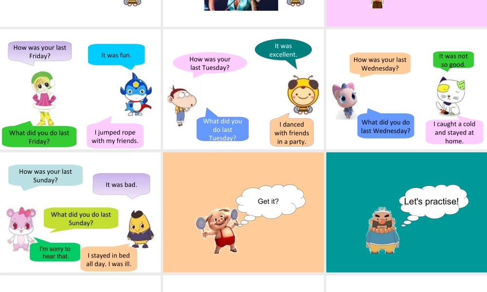 (人教新起点) 五年级英语下册Unit 4 Last Weekend Lesson 2 课件 2.ppt