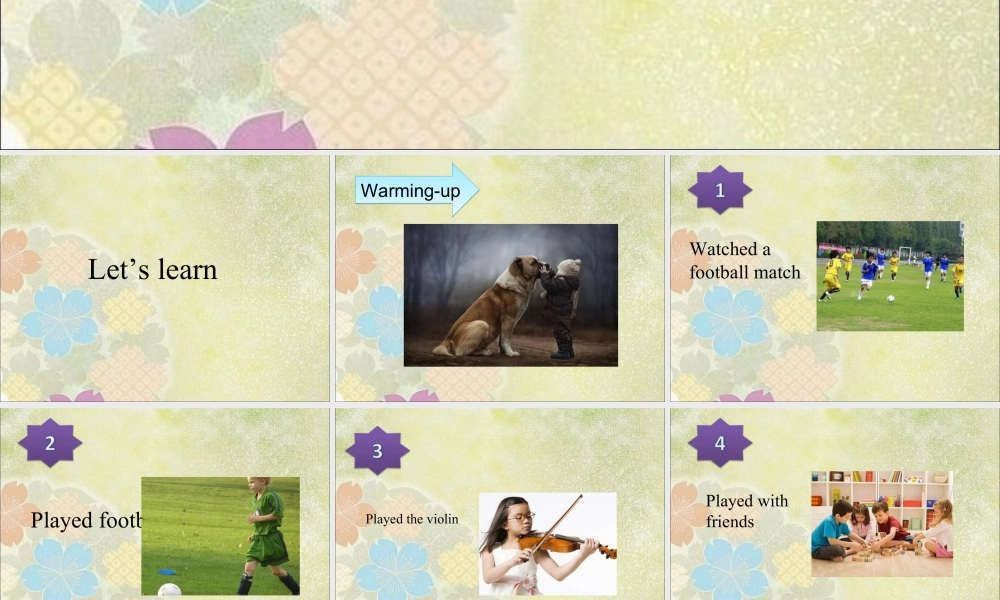 (人教新起点) 五年级英语下册Unit 4 Last Weekend Lesson 2 课件 3.ppt