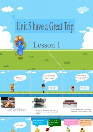 (人教新起点) 五年级英语下册Unit 5 Have a Great Trip Lesson 1 课件 2.ppt