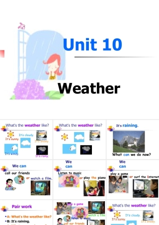（人教新起点）二年级英语下册《Unit 10(8)》教学课件.ppt