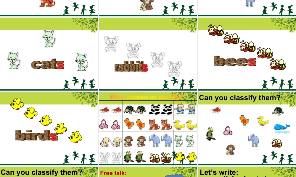 （人教新起点）六年级英语上册 Unit 3 Animal world 课件.ppt