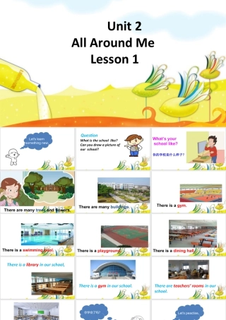 （人教新起点）六年级英语下册 unit 2 All Around Me Lesson 2 课件1.ppt