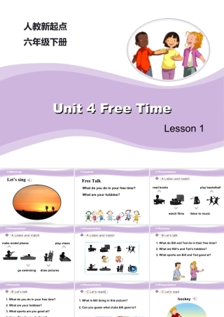 （人教新起点）六年级英语下册 Unit4_Lesson1_教学课件.ppt