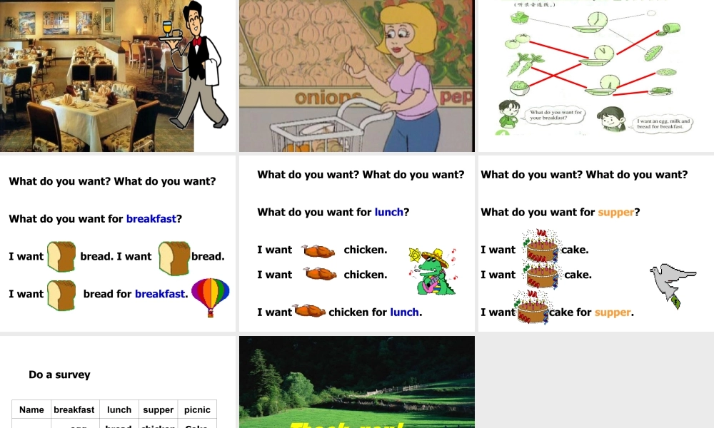 （人教新起点）三年级英语上册《Unit 3 My Food》课件1.ppt