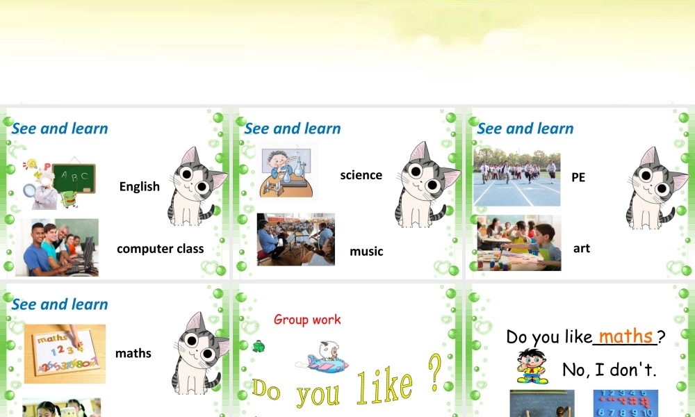 （人教新起点）三年级英语下册 Unit 1 School Subjects Lesson 1 课件 2.ppt