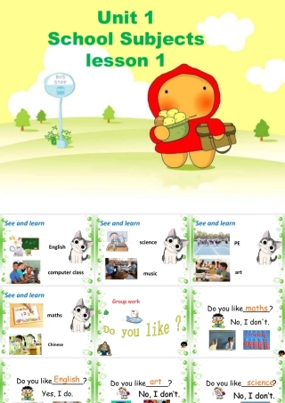 （人教新起点）三年级英语下册 Unit 1 School Subjects Lesson 1 课件 2.ppt